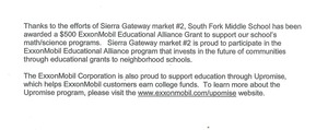 Sierra Gateway Market Grant